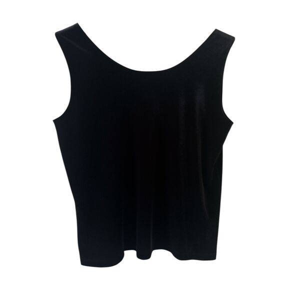 Chico’s Velvet Sleeveless Tank Top | Size 3 | Black | No Flaws - Picture 2 of 10